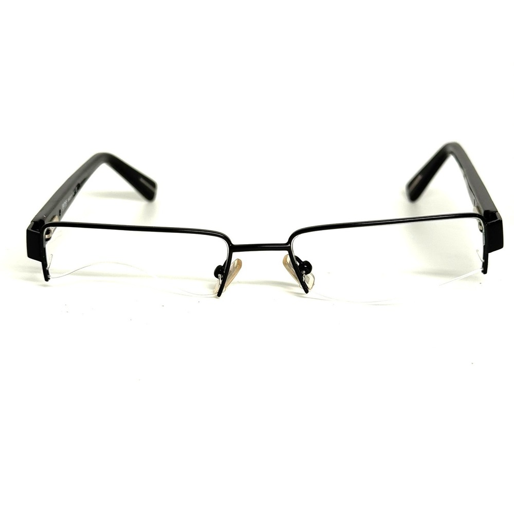 Hugo Boss Mens Black Semi Rimless Eyeglasses Frames BOSS 0098/U 10G 52-17-135‎